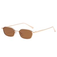 New Small Frame Polygonal Metal Sunglasses main image 4