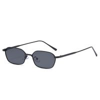 New Small Frame Polygonal Metal Sunglasses sku image 2