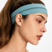 Nuevo Pañuelo De Yoga De Color Sólido Que Absorbe La Humedad Banda Elástica Para El Cabello Fitness main image 1