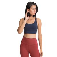 High-elastic Backless Cross Sling Solid Color/print Yoga Vest (multicolor) main image 2