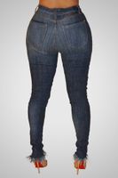New Tassel Ripped Women's Jeans Long Pants main image 5
