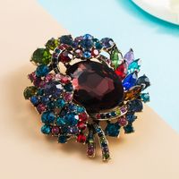 Fashion Flower Alloy Brooch Diamond Pin Clothes Accessories Corsage Jewelry main image 5