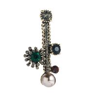 Fashion Alloy Diamond-encrusted Snake-shaped Brooch Cute Corsage Accessories main image 6