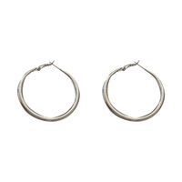 Fashion Alloy Big Circle Geometric Earrings Female main image 6