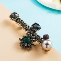 Fashion Alloy Diamond-encrusted Snake-shaped Brooch Cute Corsage Accessories sku image 2