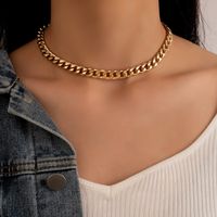 Hot-selling Fashion Thick Chain Simple Trendy Necklace main image 1