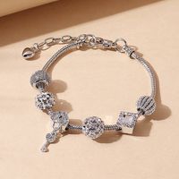 European And American Elegant Ins Trendy Top-selling Product Fashion Creative All-match Key Peach Heart Bracelet sku image 1