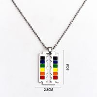 Fashion Alloy Rainbow Army-style Necklace main image 3