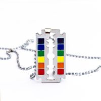 Fashion Alloy Rainbow Army-style Necklace sku image 1