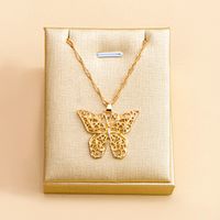 Hollow Butterfly Necklace sku image 2
