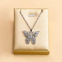 Hollow Butterfly Necklace sku image 1