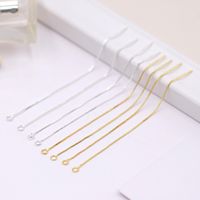 Fashion Tassel Piercing Chain Copper 18k Gold-plated  Twisted Chain Earring Accessories main image 3