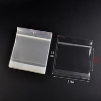 Basic Transparent Plastic Jewelry Packaging Bags sku image 11