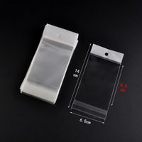 Basic Transparent Plastic Jewelry Packaging Bags sku image 1
