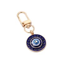 Fashion Colorful Oil Eyelash Eye Keychain Drill Patch Pendant Accessories main image 2