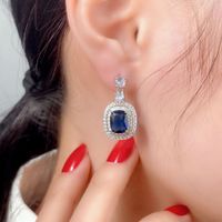 Fashion Retro Colored Copper Earrings Engagement Party Accessories main image 3