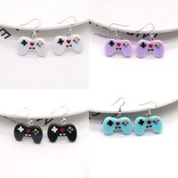 Ornament Cute Candy Color Resin Game Machine Earrings Fashion main image 1