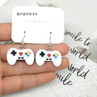 Ornament Cute Candy Color Resin Game Machine Earrings Fashion main image 3