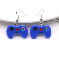 Ornament Cute Candy Color Resin Game Machine Earrings Fashion sku image 4