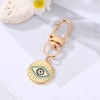 Fashion Drill Carved Heart-shaped Eyes Keychain Pendant Accessories sku image 7