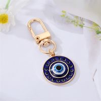 Fashion Colorful Oil Eyelash Eye Keychain Drill Patch Pendant Accessories sku image 5