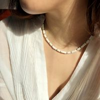 Retro Gemstone Handmade Turquoise Necklace Clavicle Chain main image 4