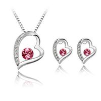 Fashion Jewelry Ornament Crystal Necklace Suit main image 3