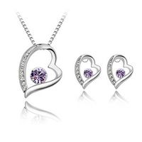 Fashion Jewelry Ornament Crystal Necklace Suit main image 4