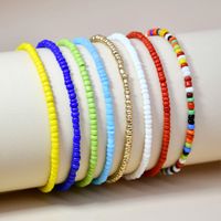 Fashion Bohemian Mixed Color Multi-combination Elastic Pearl Bracelet Beads Jewelry sku image 1