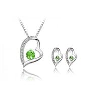 Fashion Jewelry Ornament Crystal Necklace Suit sku image 6