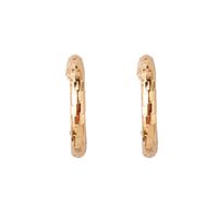 New Alloy Plating Real Gold Geometric Thick Women's Earrings main image 6