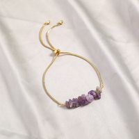 Fashion New Jewelry Purple Natural Stone Element Venice Bracelet main image 1