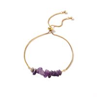 Fashion New Jewelry Purple Natural Stone Element Venice Bracelet main image 8