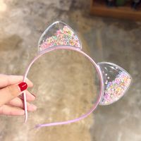 Children's Cute Cat Ear Crown Headband Hairpin main image 3