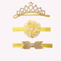 Yellow Crown Headband 3-piece Set main image 1