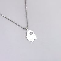 304 Stainless Steel Cartoon Style Japanese Style Astronaut Game Necklace main image 4