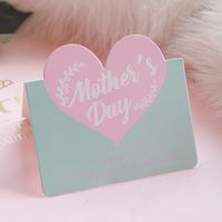 Fashion Creative Heart-shaped Greeting Card Mother's Day Greeting Card sku image 8