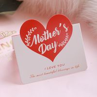 Fashion Creative Heart-shaped Greeting Card Mother's Day Greeting Card sku image 11