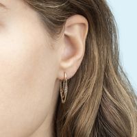 Kupfer Einfache Quaste Ohrring Ohr Clip Quaste Kette Ohr Ring Weiblichen main image 3