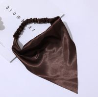 Fashion Solid Color Elastic Triangle Scarf Hair Accessories Wholesale sku image 6