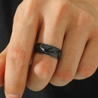 Fashion Ornament Popular Simplicity Stainless Steel Tire Ring main image 1