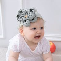 Cloth Headdress Flower Elastic Nylon Children's Hair Band main image 2