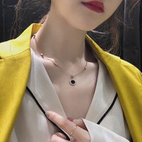 Stainless Steel Digital Titanium Steel Necklace Female Stainless Steel main image 3