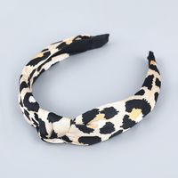 Fashion Sexy Leopard Printing And Dyeing Fabric Headband sku image 2