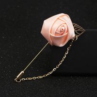 Fashion Rose Shaped Alloy Cloth Colorful Corsage sku image 1