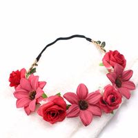 Artificial Rose Sunflower Hair Band main image 1