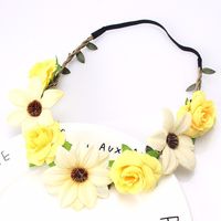 Artificial Rose Sunflower Hair Band main image 4