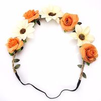 Artificial Rose Sunflower Hair Band main image 5