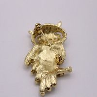 Factory Direct Sales Korean Style High-end Diamond Owl Brooch Corsage Clothing Accessories Unisex Pin main image 4