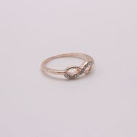 Cross-border Hot Selling Digital 8 Ring Stylish Graceful Simple Bow Forefinger Ring Women's All-match Fashion Jewelry sku image 3